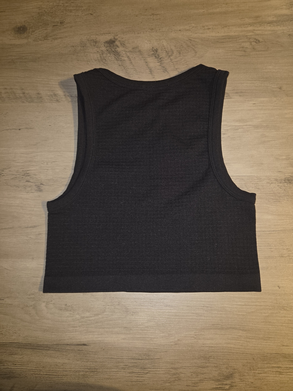 Altar'd State Black Ribbed Crop Tank - Picture 3 of 3